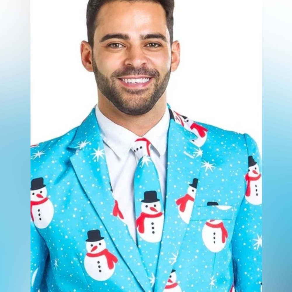 Tipsy Elves snowman standard tie new in‎ bag